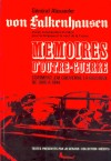 Mémoires d'outre-guerre - Général Alexander von Falkenhausen